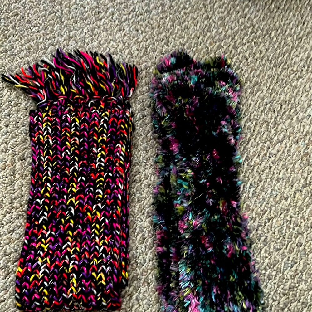 Set of two women’s winter scarfs
